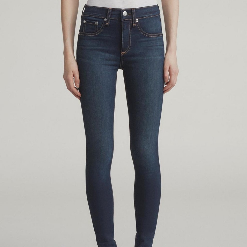 Rag & Bone High Rise Skinny Jeans